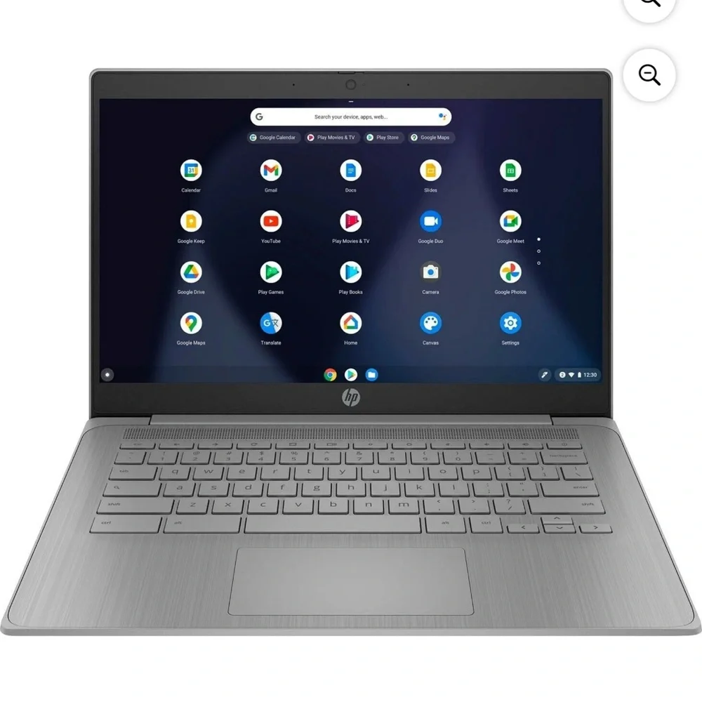 HP Chromebook - Silver